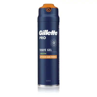 Gillette Pro Sensitive gel na holení pro muže 200 ml