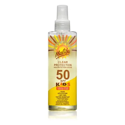 Malibu Clear Protection ochranný sprej SPF 50 pro děti 250 ml