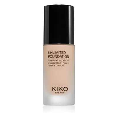 KIKO Milano Unlimited Foundation dlouhotrvající tekutý make-up s matným efektem odstín 02 Rose 3