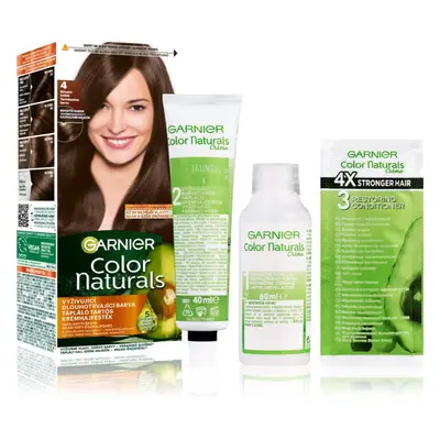 Garnier Color Naturals Creme barva na vlasy odstín 4 Natural Brown 1 ks