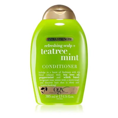 OGX Teatree Mint Extra Strenght osvěžující kondicionér 385 ml