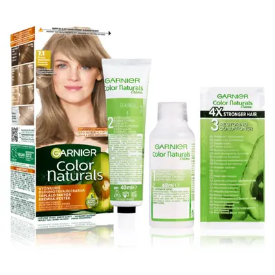 Garnier Color Naturals Creme barva na vlasy odstín 7.1 Natural Ash Blonde 1 ks