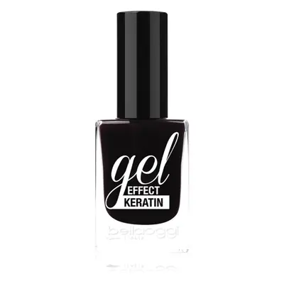 bellaoggi Gel Effect Keratin Nail Polish lak na nehty odstín Berry Bramble 10 ml