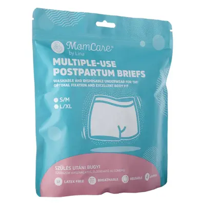 MomCare by Lina Postpartum Briefs poporodní kalhotky L-XL 4 ks