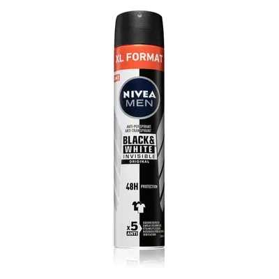 Nivea Men Black & White Invisible Original antiperspirant ve spreji pro muže 200 ml