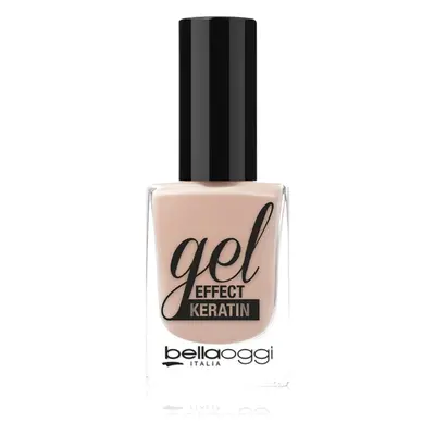 bellaoggi Gel Effect Keratin Nail Polish lak na nehty odstín Nude Look 10 ml