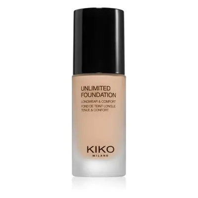 KIKO Milano Unlimited Foundation dlouhotrvající tekutý make-up s matným efektem odstín 02 Neutra