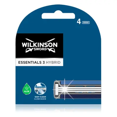 Wilkinson Sword Essentials 3 Hybrid náhradní břity 4 ks