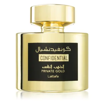 Lattafa Confidential Private Gold parfémovaná voda unisex 100 ml