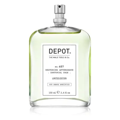 Depot No. 407 Restoring Aftershave osvěžující voda po holení Sartorial Sage 100 ml