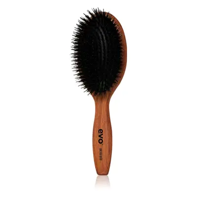 EVO Bradford Pin Bristle Dressing Brush plochý kartáč s nylonovými a kančími štětinami 1 ks