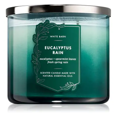 Bath & Body Works Eucalyptus Rain vonná svíčka V. 411 g