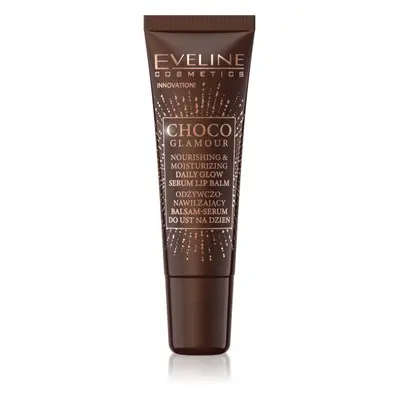 Eveline Cosmetics Choco Glamour vyživující a hydratační balzám na rty 12 ml