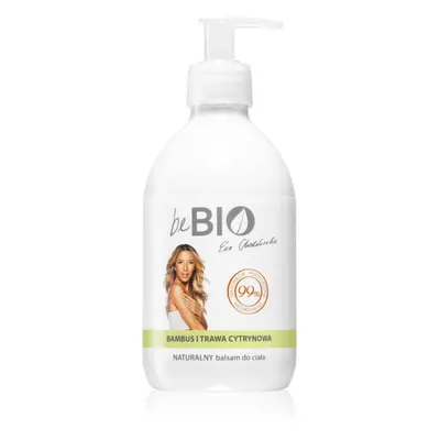 beBIO Bamboo & Lemongrass hydratační tělové mléko 400 ml