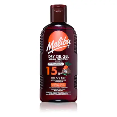 Malibu Dry Oil Gel Beta Carotene olej na opalování s betakarotenem 200 ml