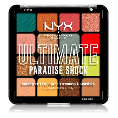 NYX Professional Makeup Ultimate Shadow Palette oční stíny odstín Paradise Shock 16 ks