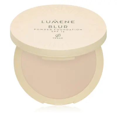 Lumene Blur kompaktní pudr a make-up 2 v 1 SPF 15 odstín No. 1 10 g