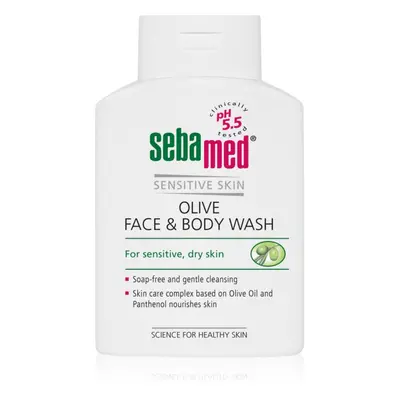 Sebamed Wash jemná mycí emulze na tělo a obličej s olivovým olejem 200 ml