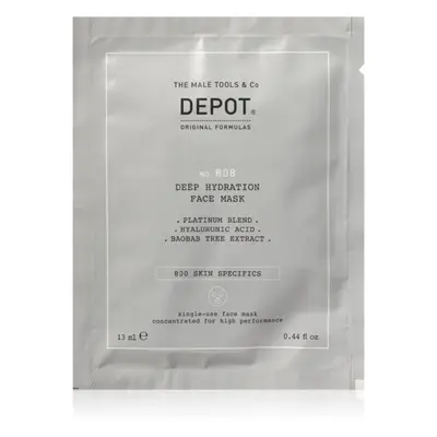 Depot No. 808 Deep Hydration Face Mask hloubkově hydratační maska pro muže 12x13 ml