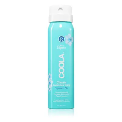 Coola Fragrance Free opalovací sprej SPF 50 60 ml