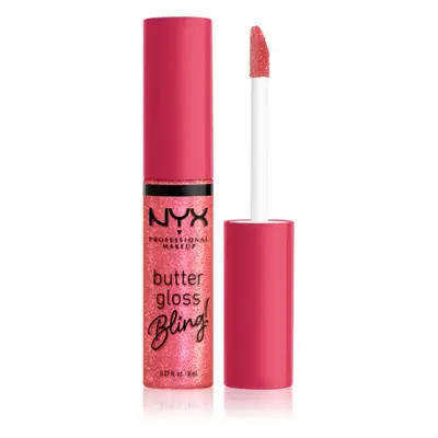 NYX Professional Makeup Butter Gloss Bling lesk na rty třpytivý odstín 05 She Got Money 8 ml