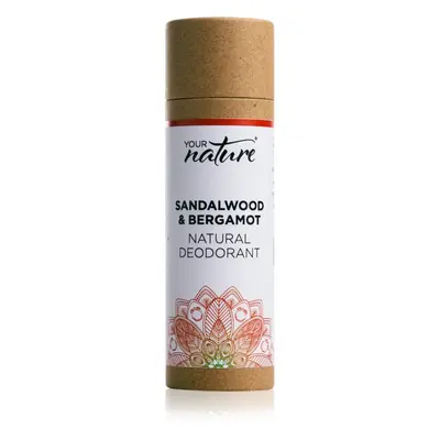 Your Nature Natural Deodorant tuhý deodorant Sandalwood & Bergamot 70 g