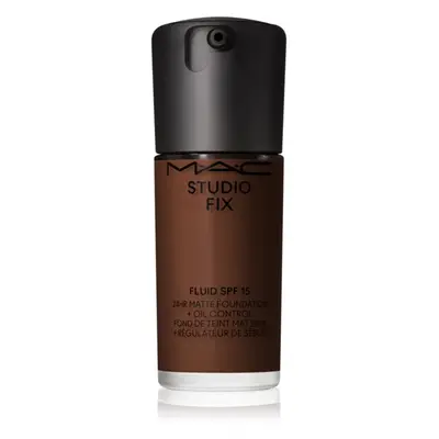 MAC Cosmetics Studio Fix Fluid SPF 15 24HR Matte Foundation + Oil Control matující make-up SPF 1