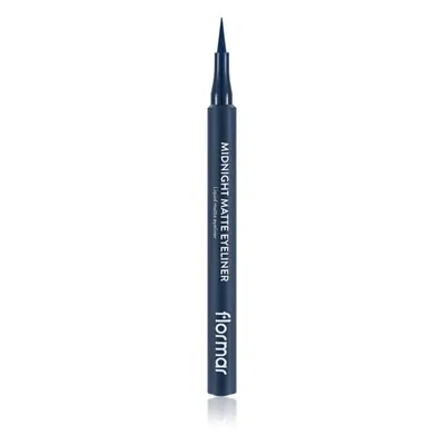 flormar Midnight Matte Eyeliner linka na oči ve fixu s matným efektem odstín 03 Dark Blue 1 ml