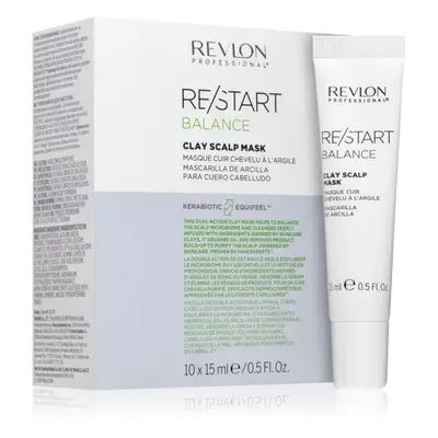 Revlon Professional Re/Start Balance jílová maska pro pokožku hlavy 10x15 ml