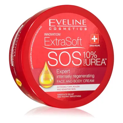 Eveline Cosmetics Extra Soft SOS intenzivní regenerační krém na tělo a obličej 175 ml