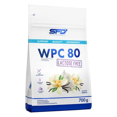 SFD Nutrition WPC 80 Lactose Free syrovátkový protein bez laktózy příchuť Vanilla 700 g