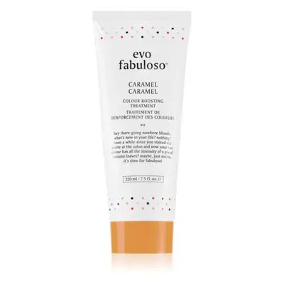 EVO Fabuloso Colour Boosting Treatment maska na vlasy pro zvýraznění barvy vlasů odstín Caramel 