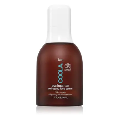 Coola Sunless Tan sérum proti vráskám na obličej 50 ml