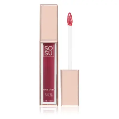 SOSU Cosmetics Satin Lip Glaze hydratační lesk na rty odstín Berry Sweet 6 ml