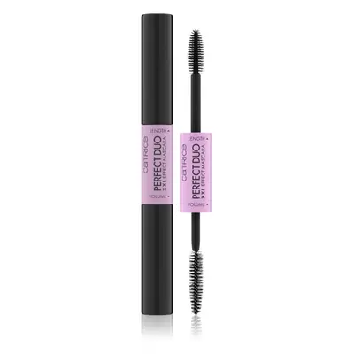 Catrice Perfect Duo XXL Effect objemová a prodlužující řasenka 2 v 1 odstín Black 8 ml