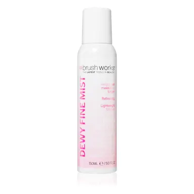 Brushworks Dewy Fine Mist fixační sprej na make-up 150 ml