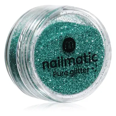 Nailmatic Pure Glitter třpytky na obličej i tělo Small Turquoise Glitter 3 g