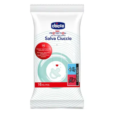 Chicco Wipes vlhčené ubrousky na dudlík 16 ks