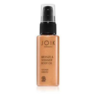 JOIK Organic Bronze & Shimmer třpytivý bronzující olej 50 ml