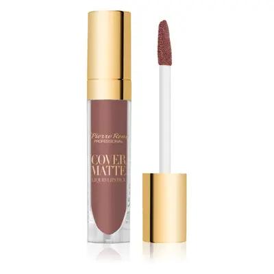 Pierre René Cover Matte matná tekutá rtěnka odstín 05 Rosy Brown 5 ml