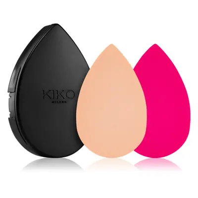 KIKO Milano Beauty Duo houbička na make-up 2 ks s pouzdrem 2 ks