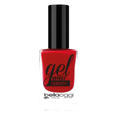 bellaoggi Gel Effect Keratin Nail Polish lak na nehty odstín Cherry Passion 10 ml