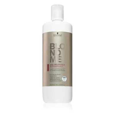 Schwarzkopf Professional Blondme All Blondes Rich vyživující kondicionér pro hrubé vlasy 1000 ml