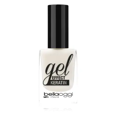 bellaoggi Gel Effect Keratin Nail Polish lak na nehty odstín White Angel 10 ml