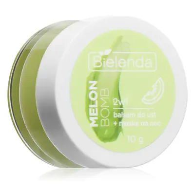 Bielenda Lip Care Lip Balm + Night Mask balzám na rty s vůní Melon Bomb 10 g