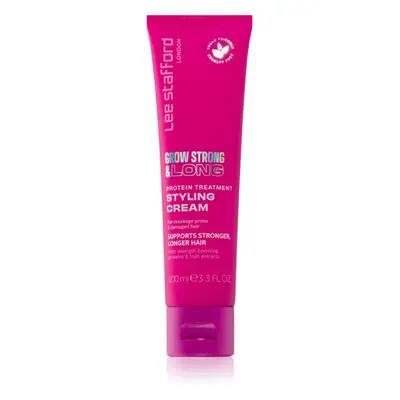 Lee Stafford Grow Strong & Long Styling Cream stylingový krém s proteinem 100 ml