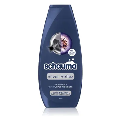 Schwarzkopf Schauma Silver Reflex šampon neutralizující žluté tóny pro zesvětlené, melírované st