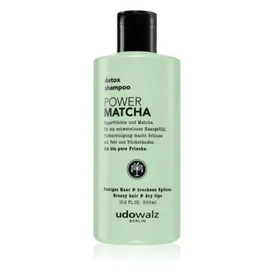 Udo Walz Power Matcha čisticí šampon pro mastné vlasy s vitamínem C 300 ml