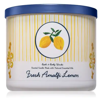 Bath & Body Works Fresh Amalfi Lemon vonná svíčka 411 g