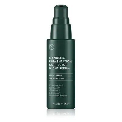 Allies of Skin Mandelic noční sérum pro sjednocení barevného tónu pleti 30 ml